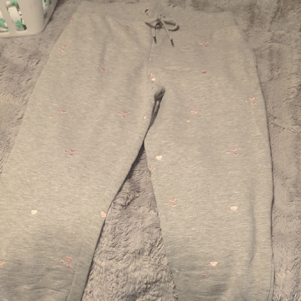 Honeydew Intimates Gray Pajama Pants with Pink Accents